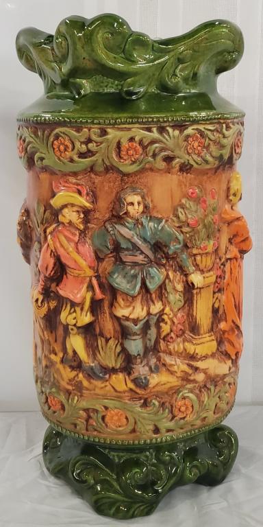 Glazed Pottery Umbrella Holder (1 of 7)