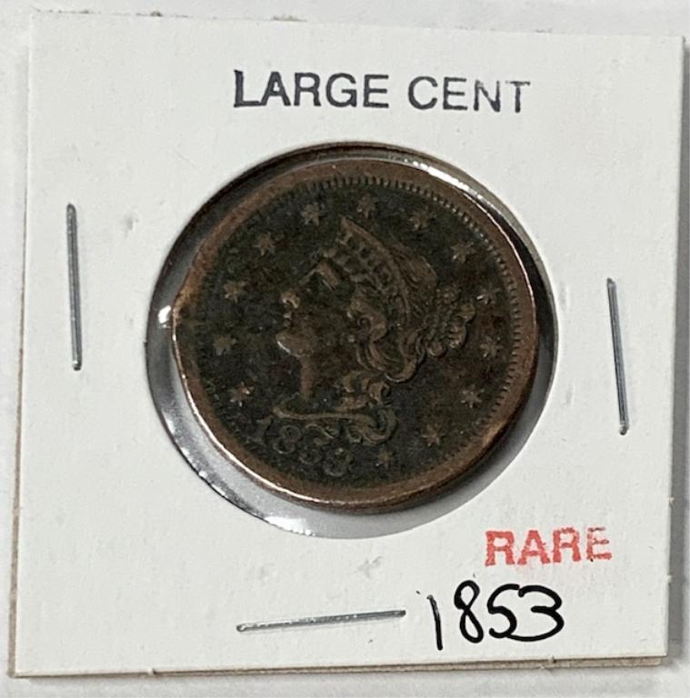 1853 Large Cent (1 of 3)