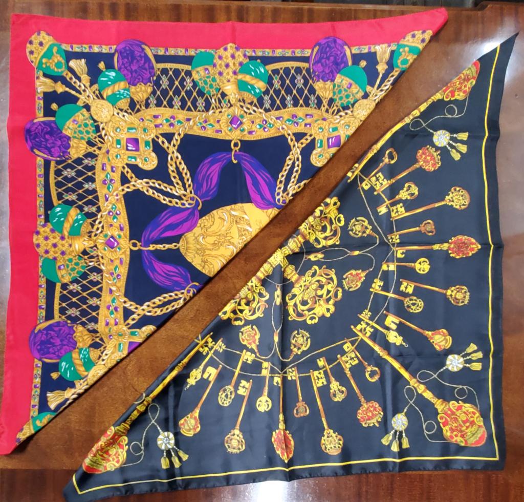 2 Silk Scarves (1 of 8)