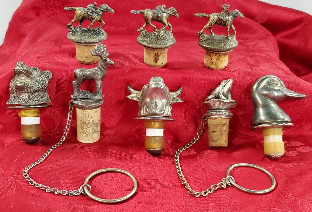 8 Figural Bottle Stoppers (1 of 8)