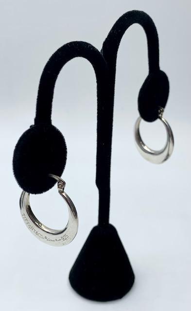 Pair of Sterling Earrings Marked Tiffany & Co. (1 of 6)