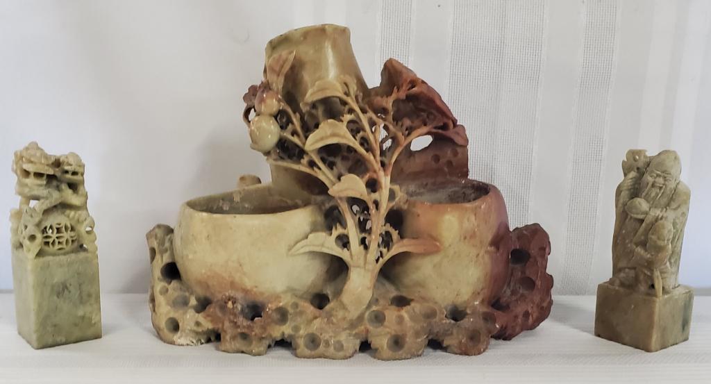 3 Pieces of Soapstone (1 of 11)