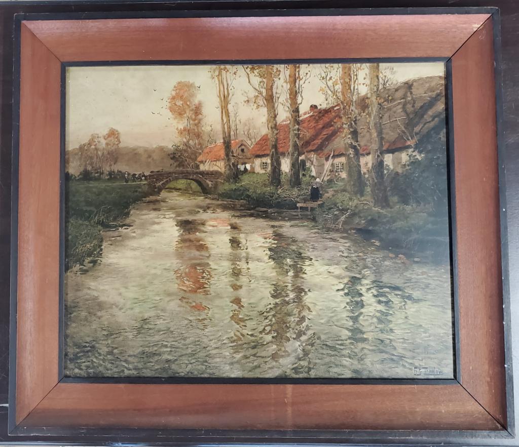 "Autumn Reflections" Fritz Thaulow Framed Print (1 of 5)