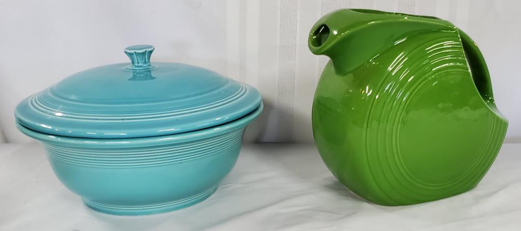 Fiesta Disc Pitcher and Covered Casserole (1 of 13)