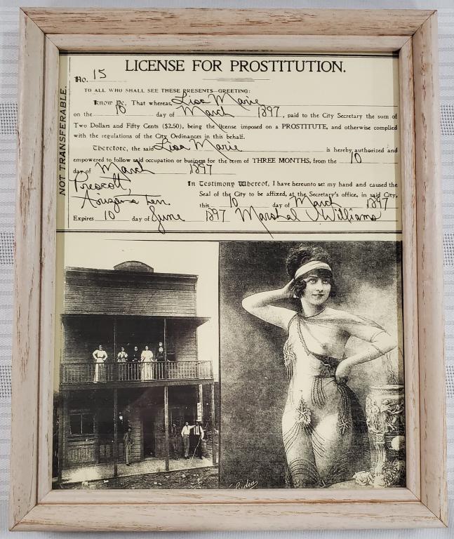 License for Prostitution Print (1 of 5)