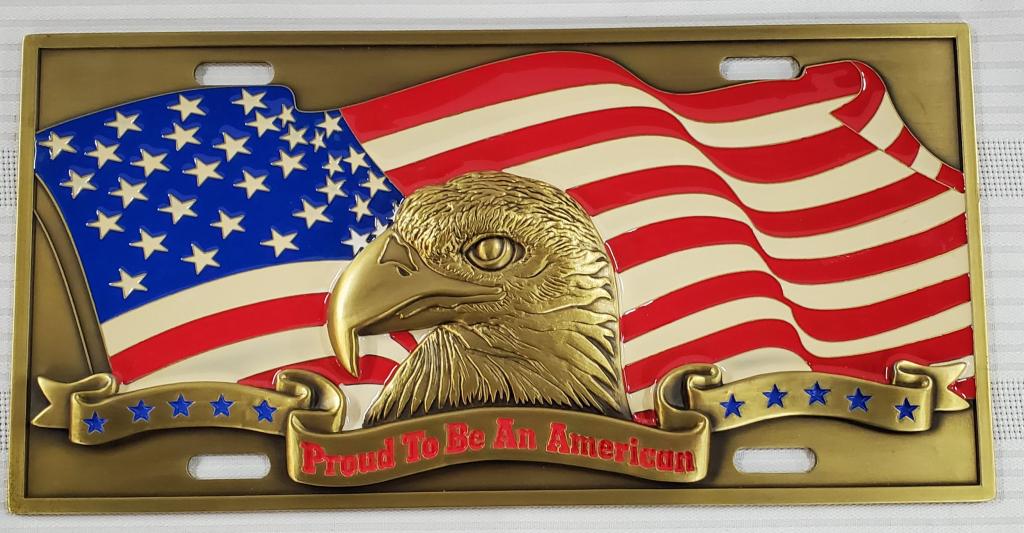 Proud to Be an American Specialty License Plate (1 of 3)
