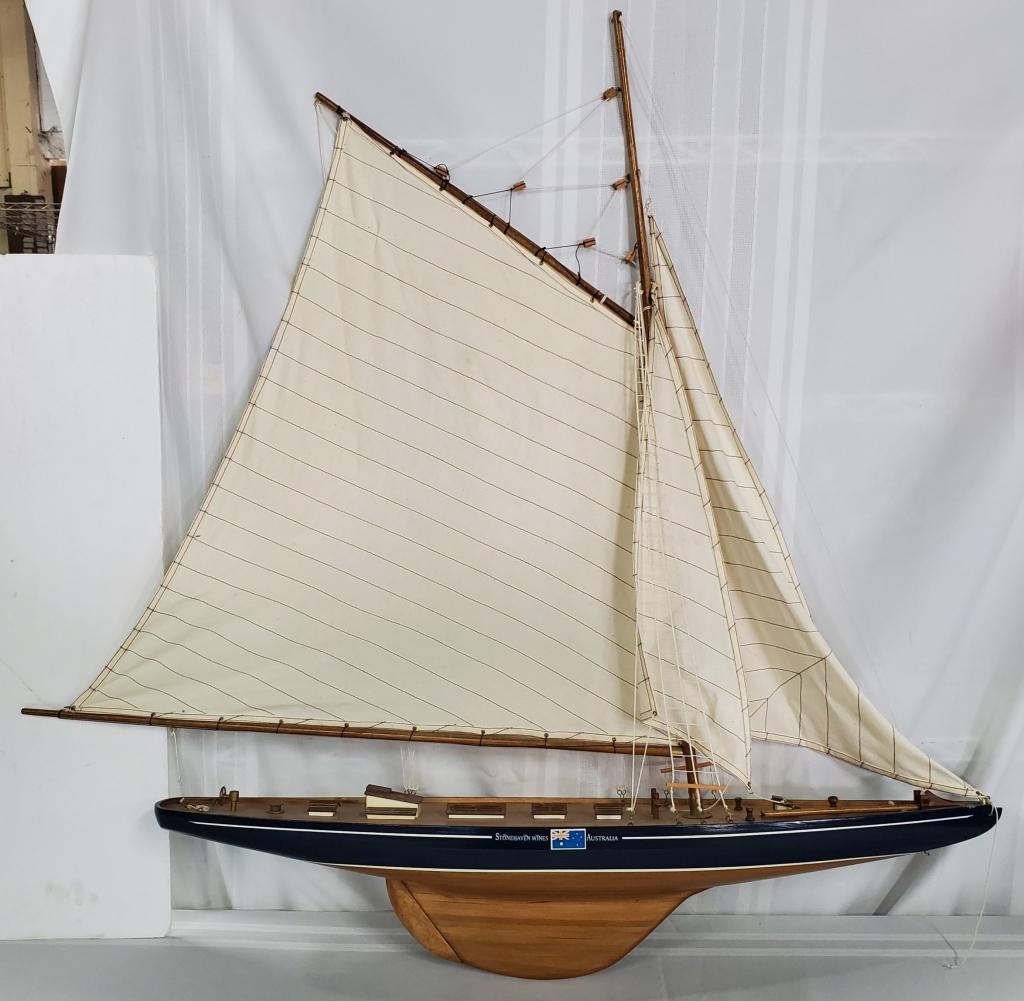 42" Wooden Sailboat Model - Stone Haven Wines (1 of 7)