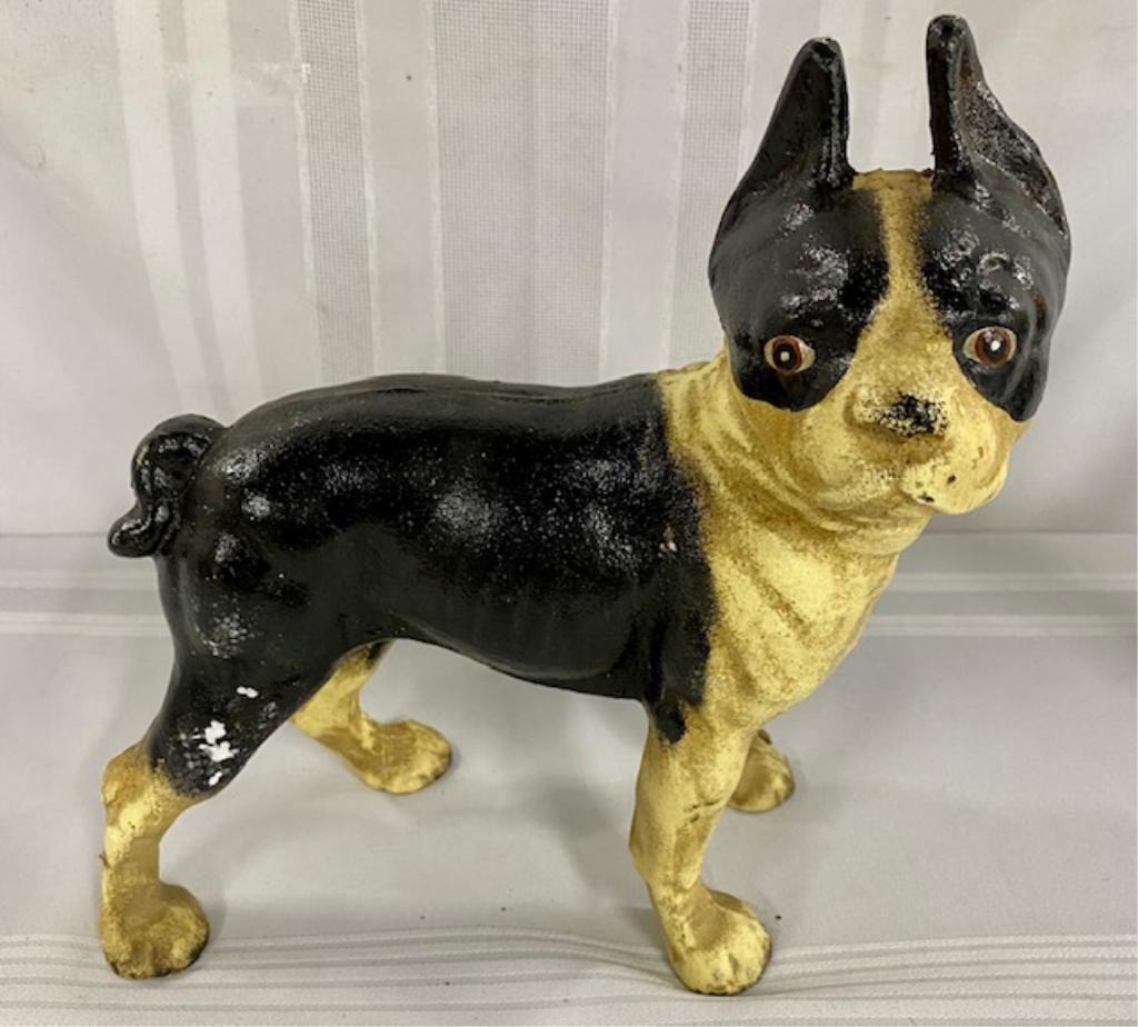 Cast Iron Boston Terrier Door Stop (1 of 6)