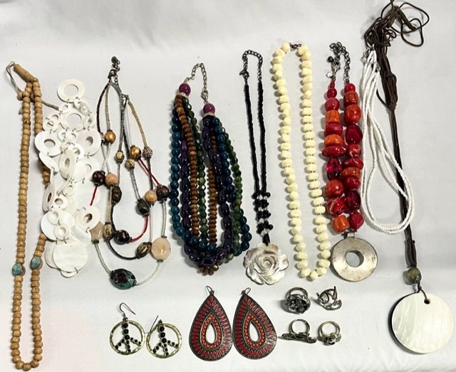 Assortment of Earrings, Rings, and Necklaces (1 of 5)