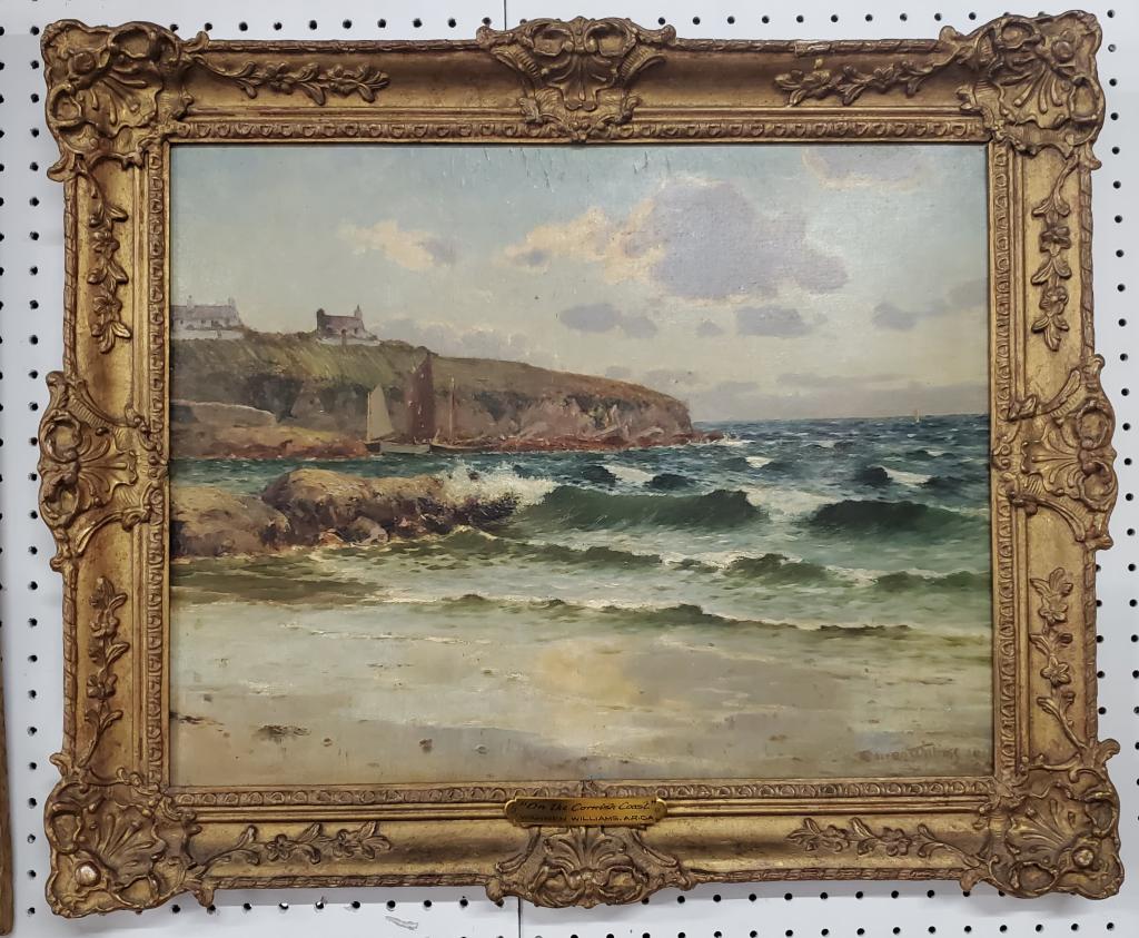 "on The Cornish Coast" Signed Warren Williams O/c (1 of 15)
