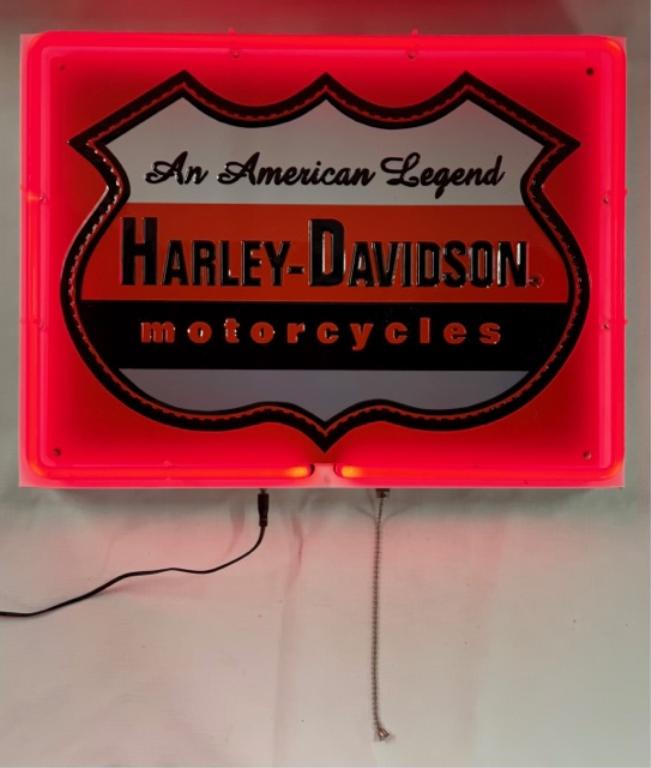 Harley Davidson Legend Neon Sign (1 of 5)