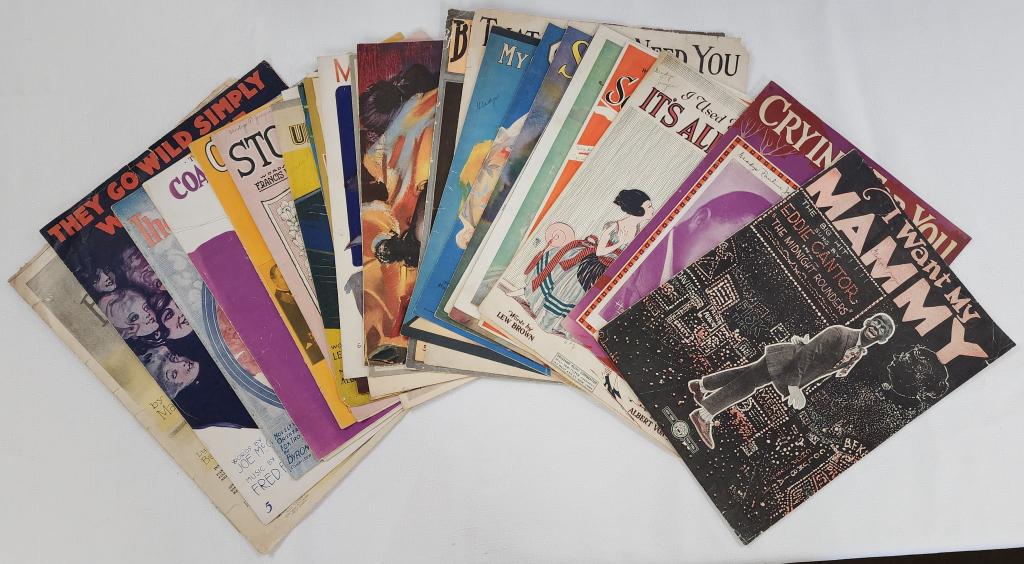 Collection of 31 Vintage Assorted Sheet Music (1 of 7)