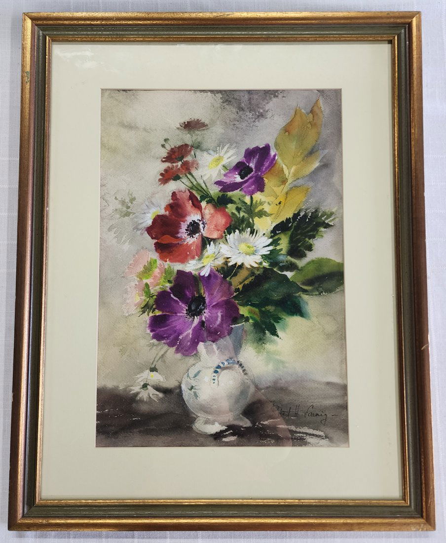 Signed Framed Watercolor (1 of 5)