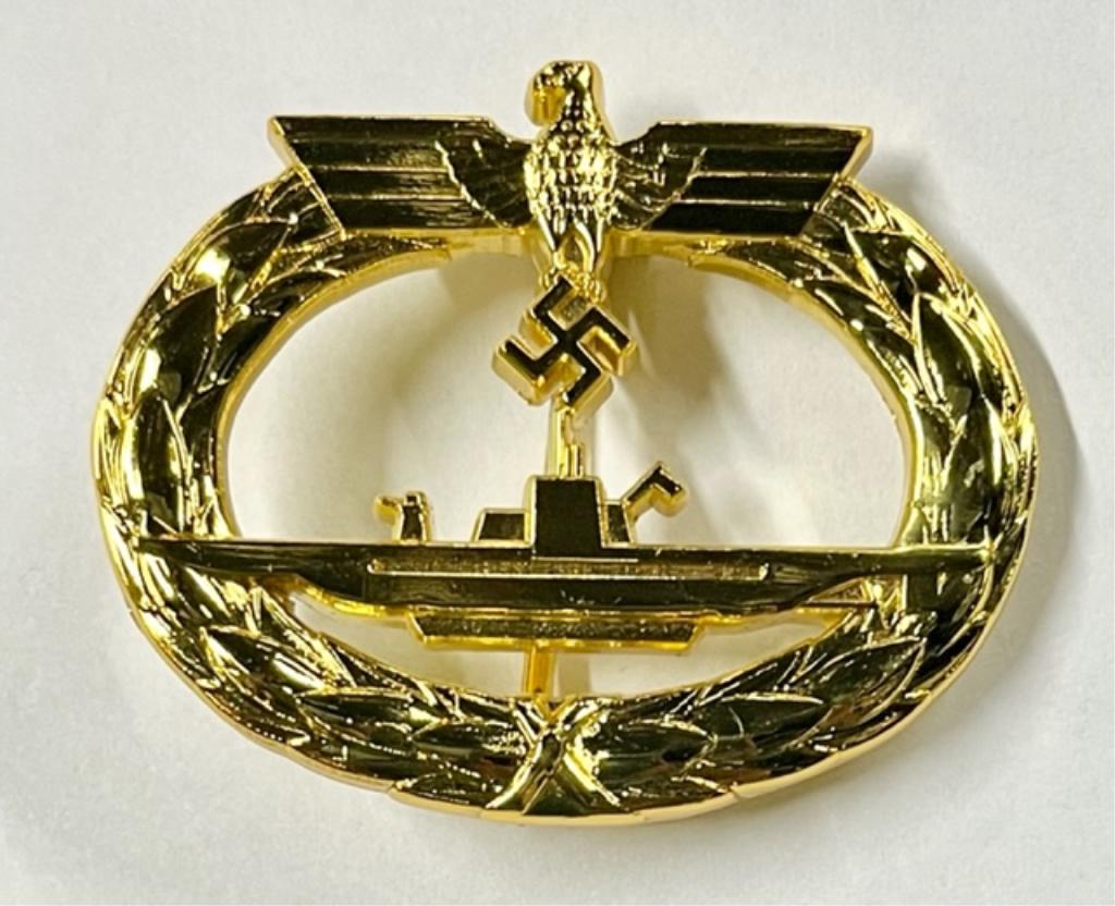 WWII German U-Boat Metal Badge - Copy (1 of 10)