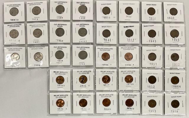 Collectable Nickels and Pennies (1 of 9)