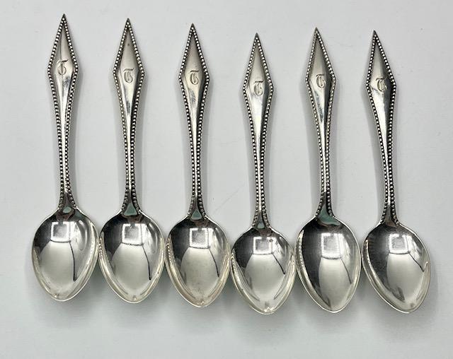 6 Nice Sterling Demitasse Spoons 1.8oz (1 of 9)