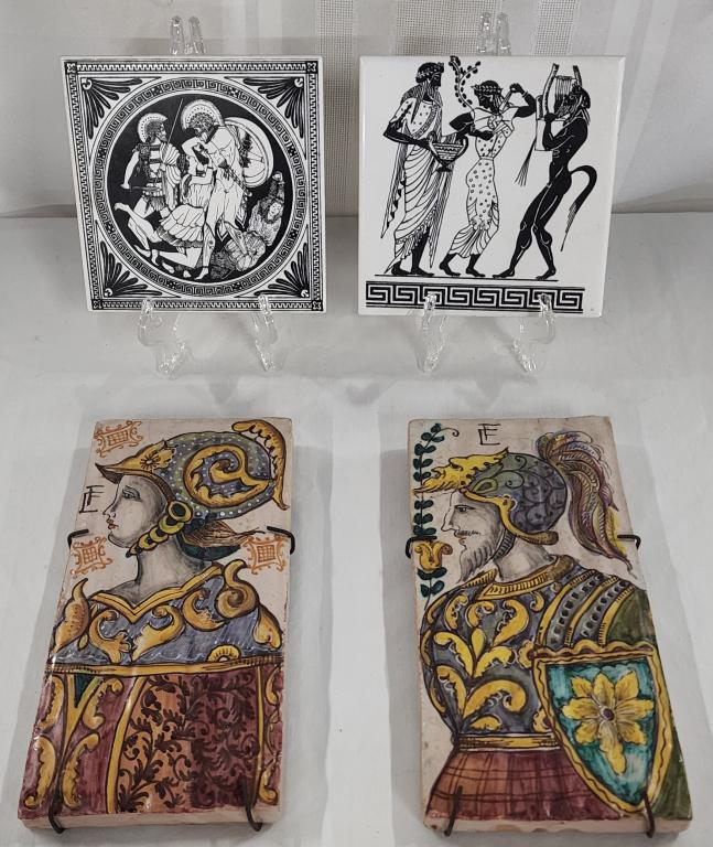 2 Vietri Italian Tiles & 2 Keramik Edit Tiles (1 of 8)