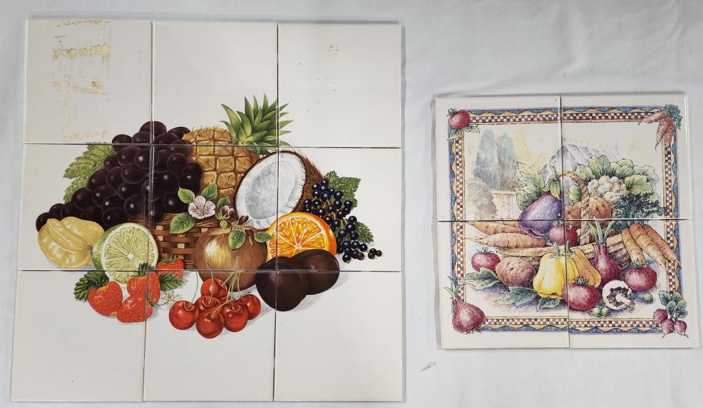 2 Ceramic Tile Murals (1 of 6)