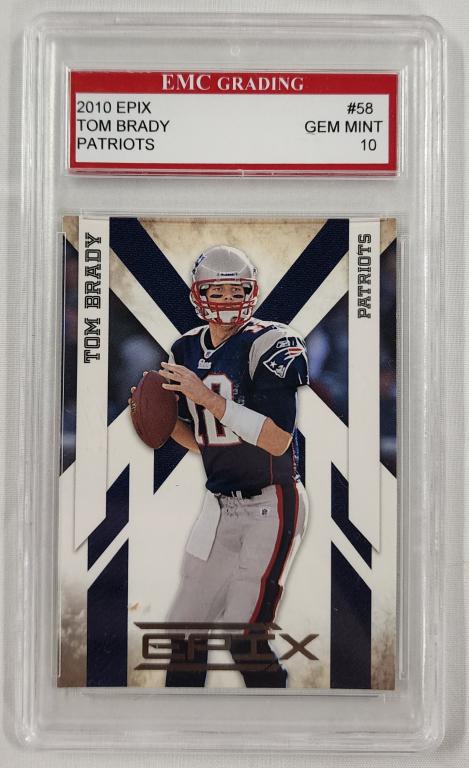 Tom Brady-Patriots 2010 Epix Graded Trading Card (1 of 3)
