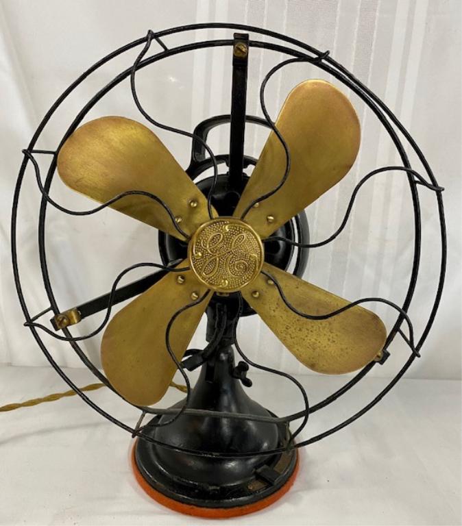 Vintage GE Fan with Brass Blades (1 of 7)