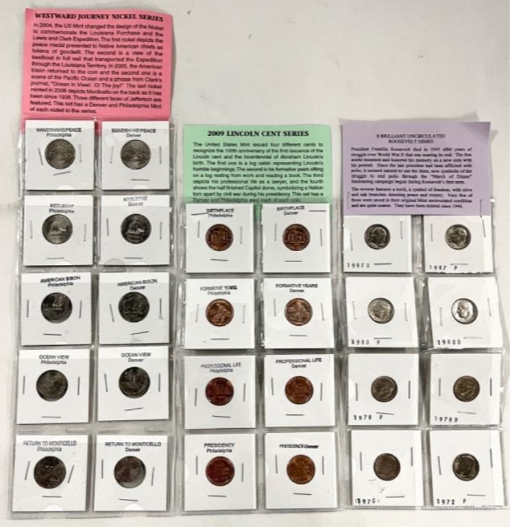 Collectible Dimes, Nickels, & Pennies (1 of 10)