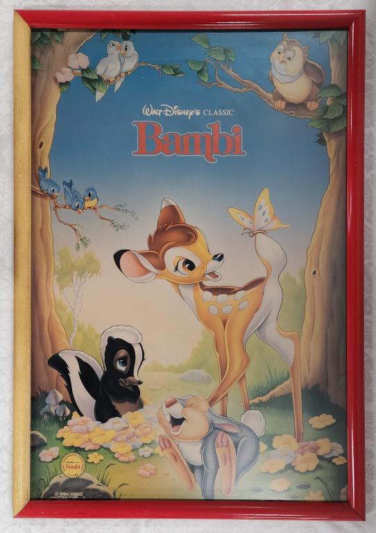 Walt Disney Classic Bambi Framed Movie Poster (1 of 7)