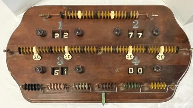 Vintage Billiards? Beaded Scoreboard (1 of 10)
