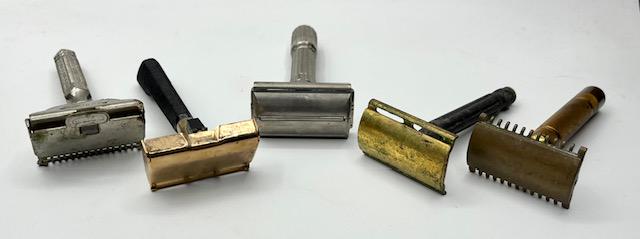 5 Vintage Men's Razors - Gillette & GEM (1 of 20)