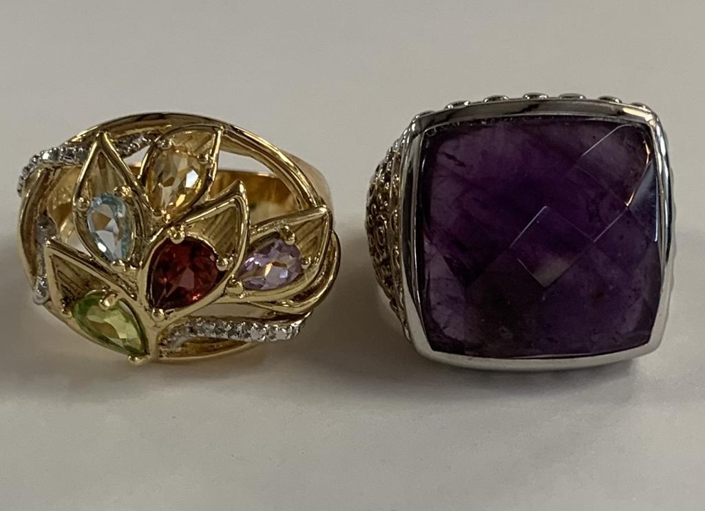 2 Beautiful Sterling Rings (1 of 7)