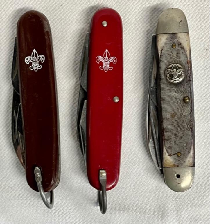 3 Boy Scout Pocket Knives (1 of 12)
