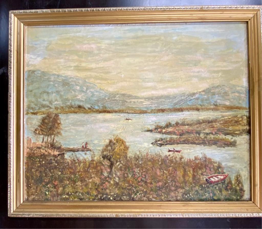 Signed Dated Oil on Board "Lakes of Killarney" (1 of 6)
