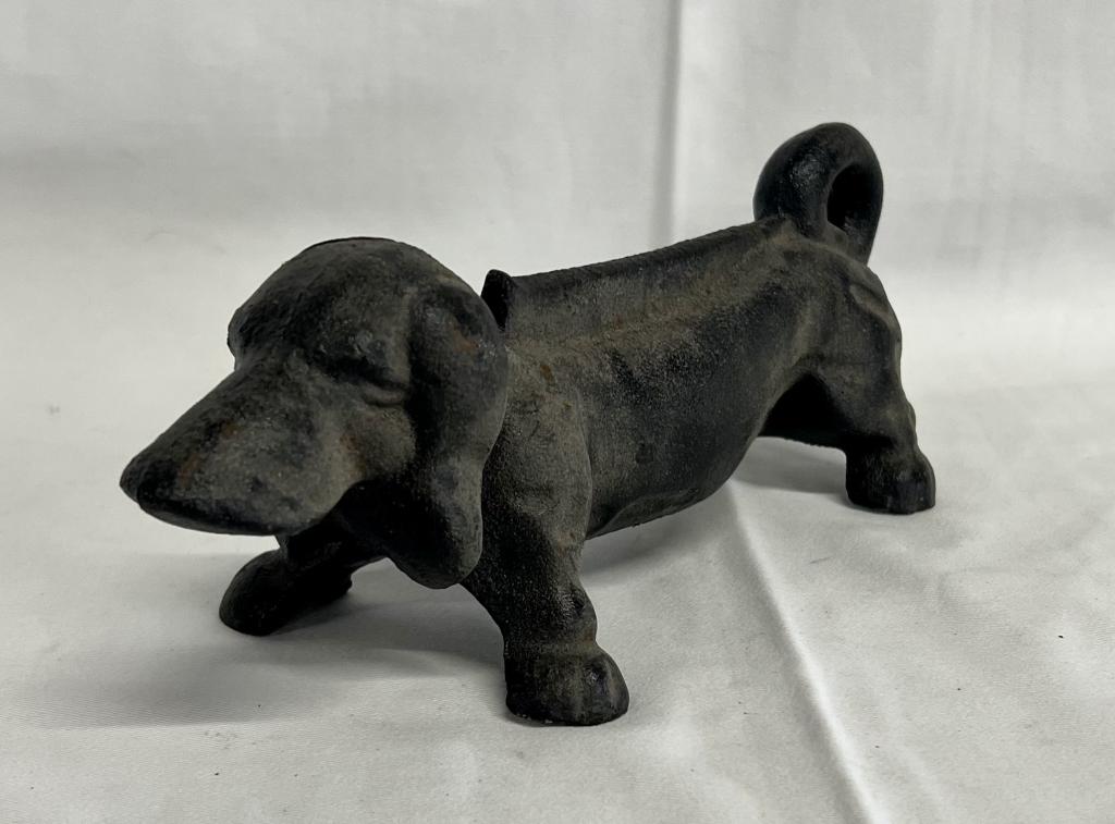 Cast Iron Dachshund Boot Scraper (1 of 3)