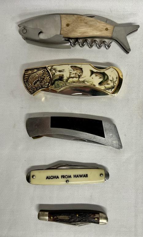 5 Assorted Pocket Knives (1 of 11)