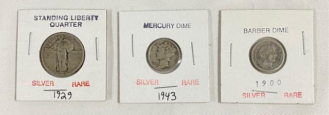 Standing Liberty Quarter/BarberDime/Mercury Dime (1 of 5)