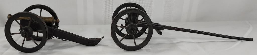 Miniature Brass Civil War Cannon & Limber (1 of 9)