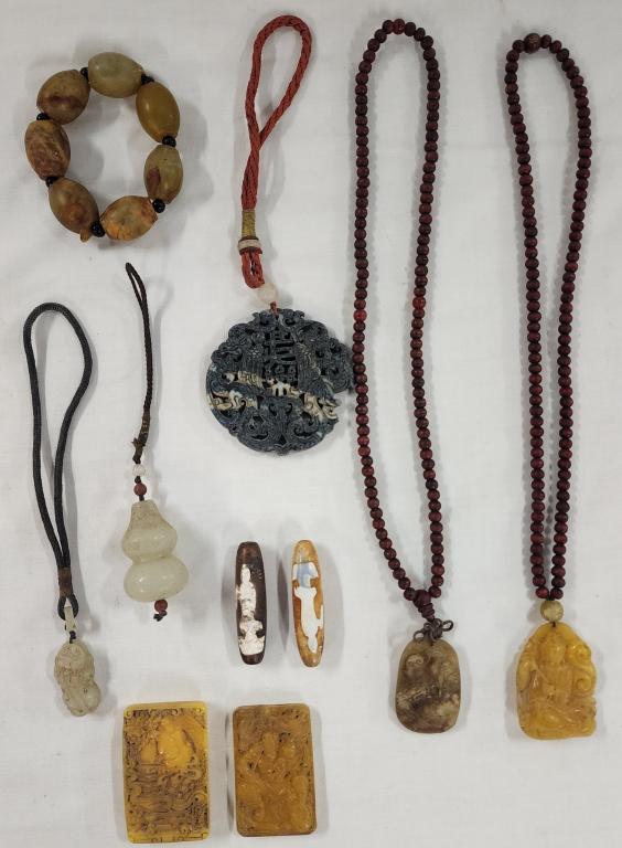 10 Pieces of Assorted Asian jewelry (1 of 4)