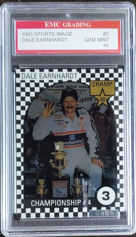 1993 Dale Earnhardt Graded Collector's Card (1 of 3)