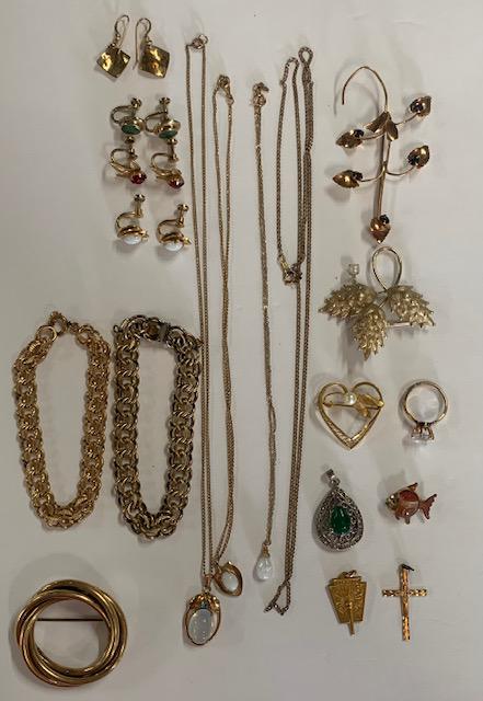 19 Pieces of Gold Filled Jewelry (1 of 6)