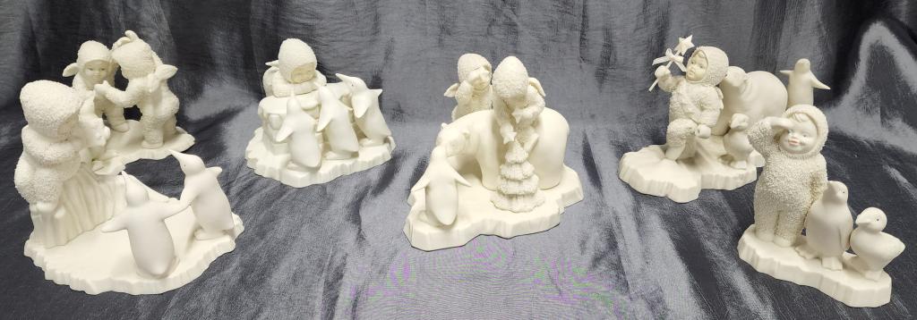 Collection of 6 Assorted Snow Babies (1 of 13)
