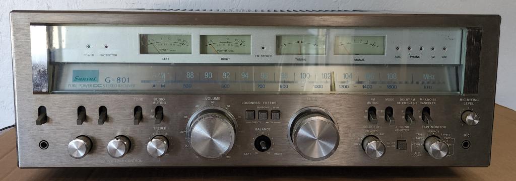 Sansui G-801 Stereo Receiver (1 of 9)