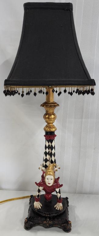 Unique Harlequin Jester Lamp (1 of 5)