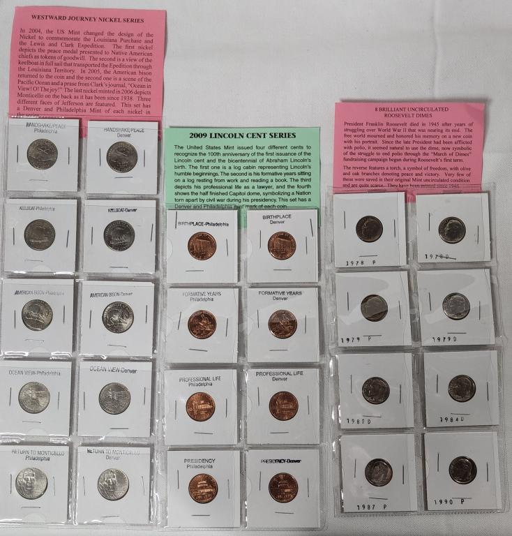 Collectable Dimes, Nickels, Cents (1 of 7)
