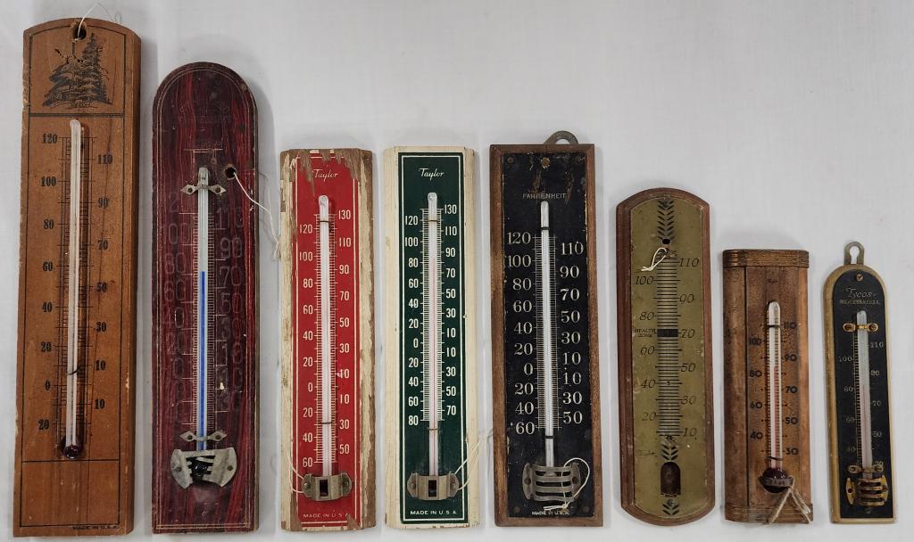 Collection (8) Vintage Thermometers (1 of 6)