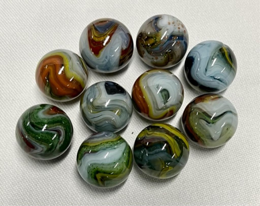 10 Dave McCullough "Wild Flower" Marbles (1 of 4)