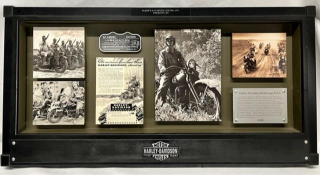 Harley Davidson Framed College Of Pictures (1 of 9)