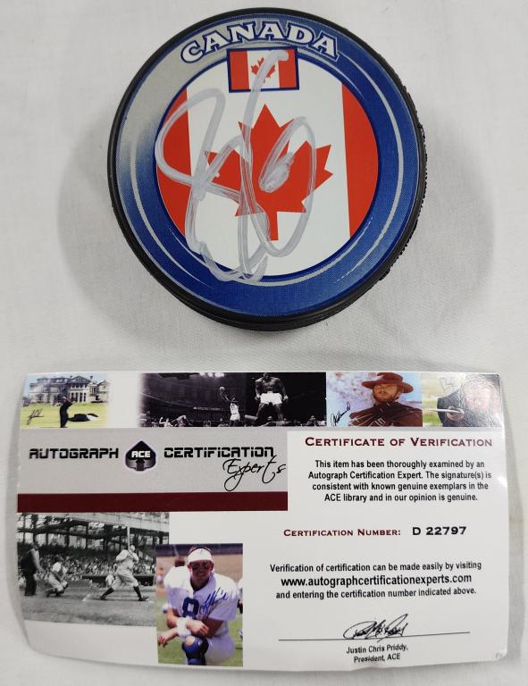 Signed Sidney Crosby Hockey Puck With COA (1 of 5)