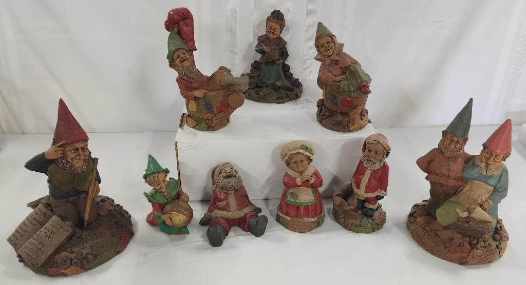 Collection of 9 Tom Clark Gnomes (1 of 8)