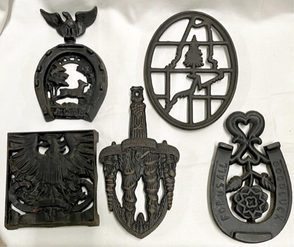5 Wrought Iron Trivets (1 of 11)