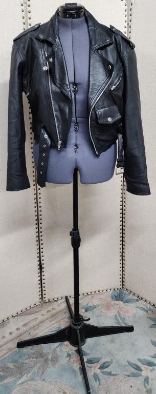 Wilsons Woman's Leather Motorcycle Jacket (1 of 7)