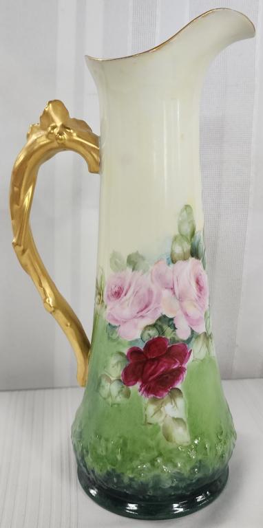 Beautiful Limoges Hand Painted Pitcher (1 of 8)